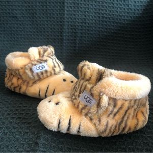 UGG Tiger Roar Infant Slippers Bixbee Boots, Size 4/5